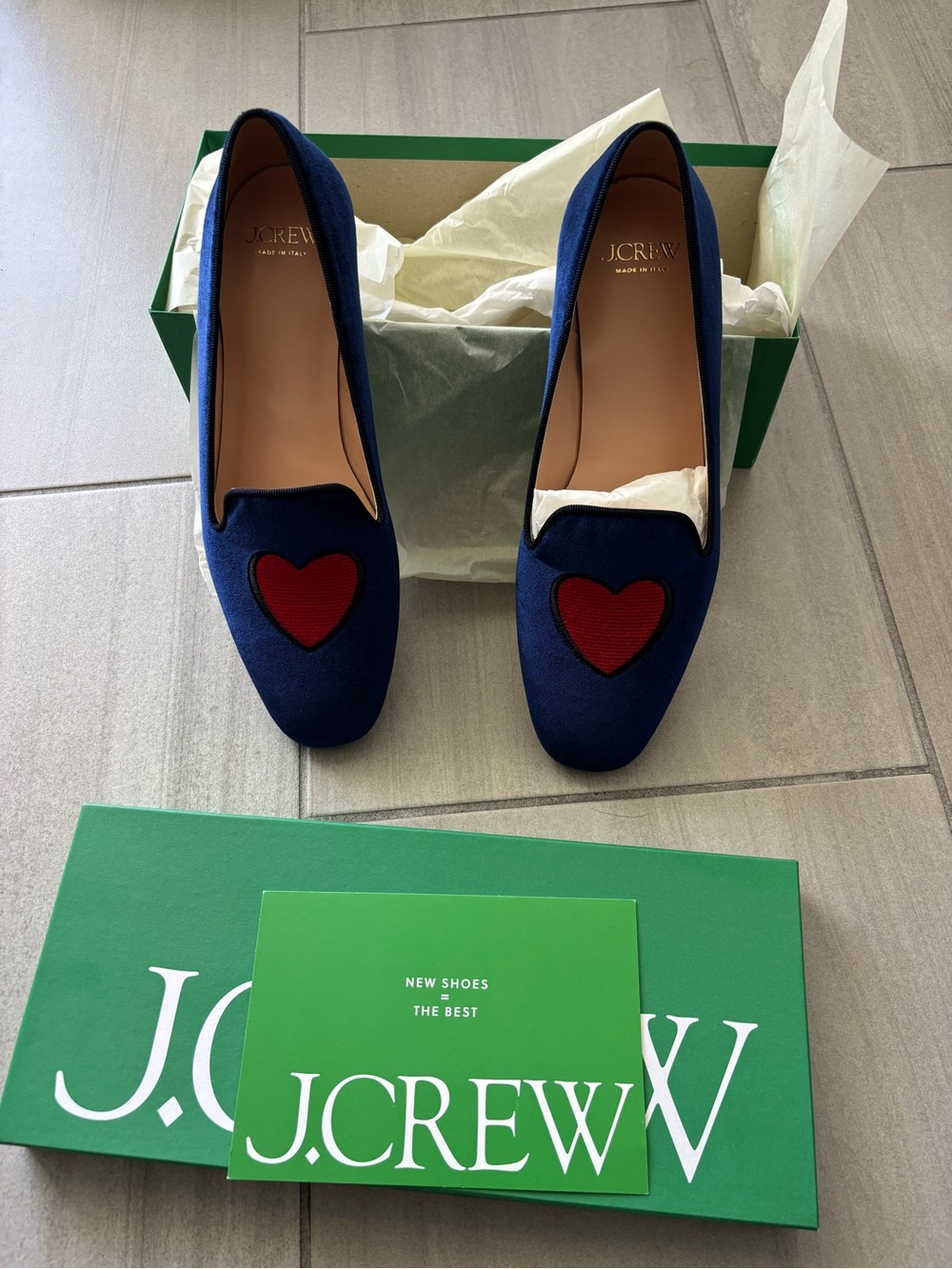 J. Crew Heart Loafers